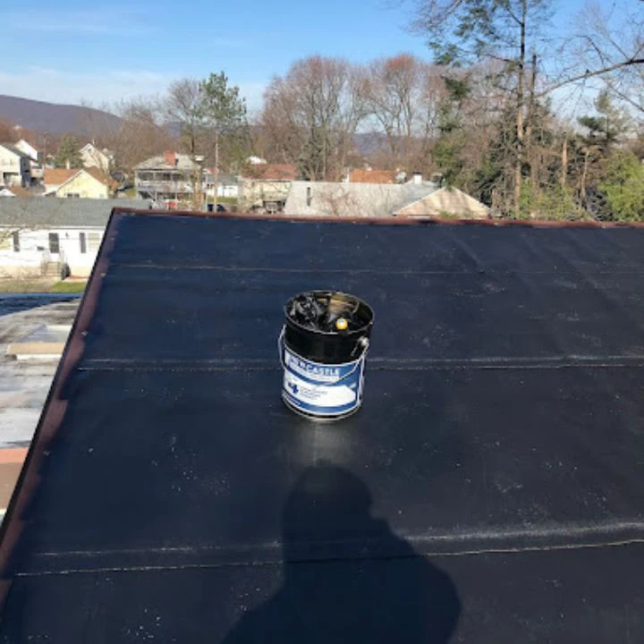 Flat roofing project in the Bronx